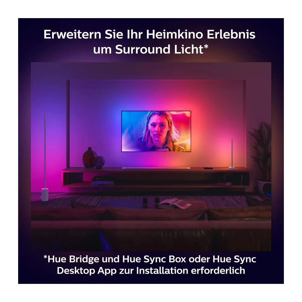 Philips Hue White & Color Ambiance Gradient Signe LED Stehleuchte (2.550 lm) — 6