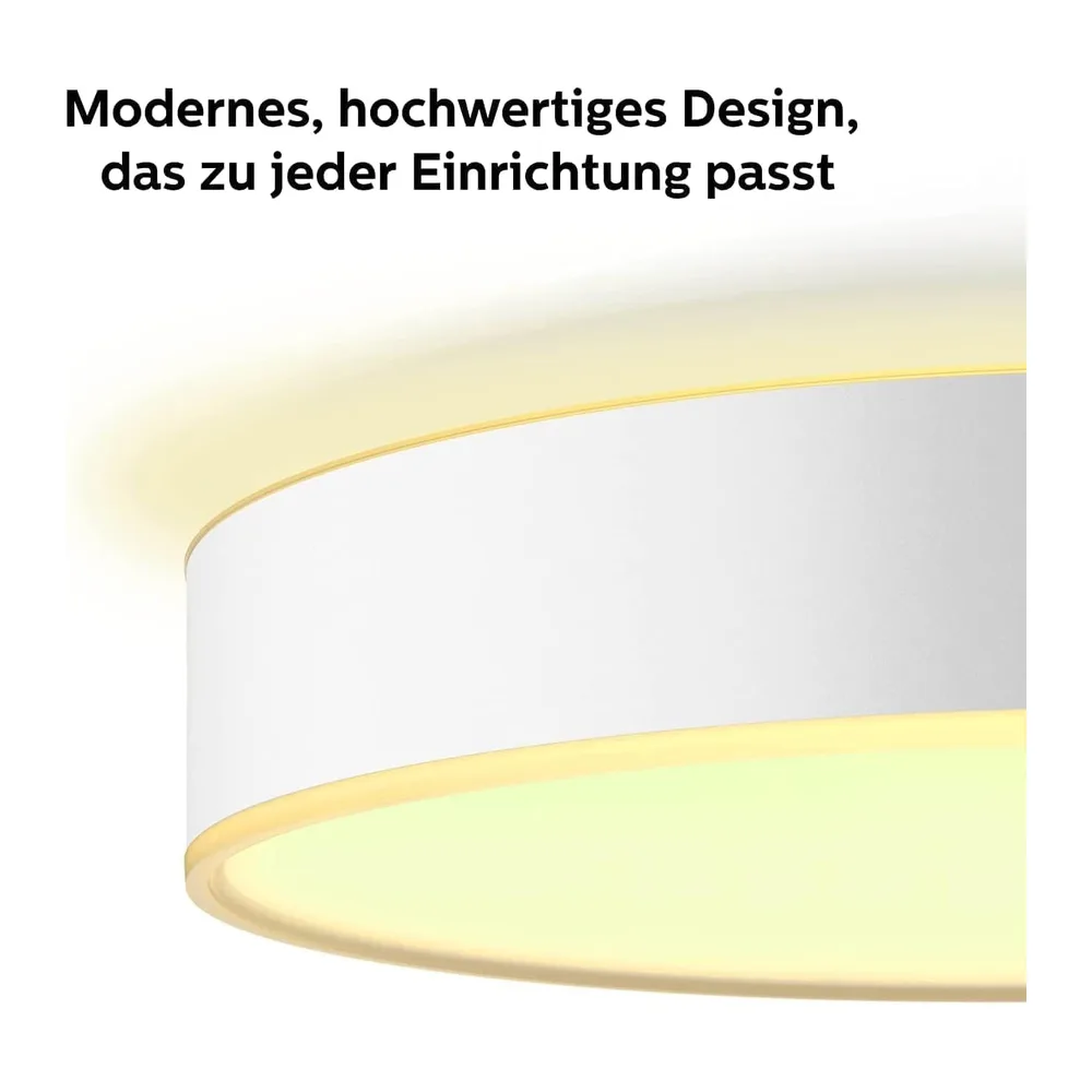 Philips Hue White Ambiance Enrave Deckenleuchte XL (6.100 lm) inkl. Dimmschalter — 3