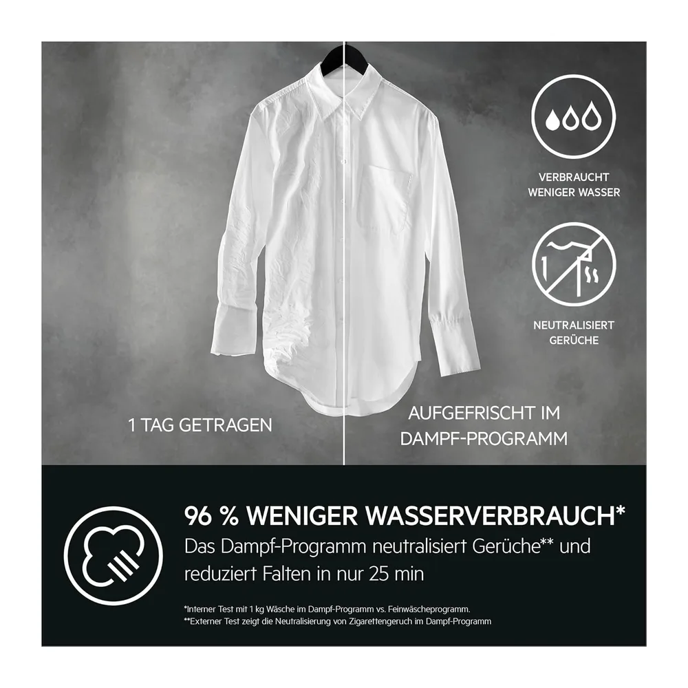 AEG Serie 9000 Waschtrockner, Waschen 9 kg, Trocknen 6 kg, L9WEF80690 [Energieklasse C] — 6