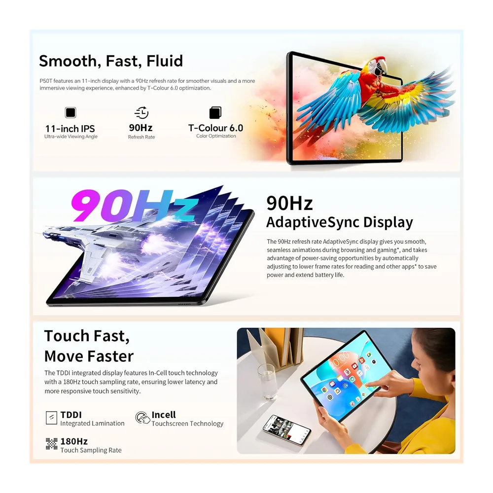 TECLAST P50T Android 16 Tablet 11 Zoll Gemini AI — 2