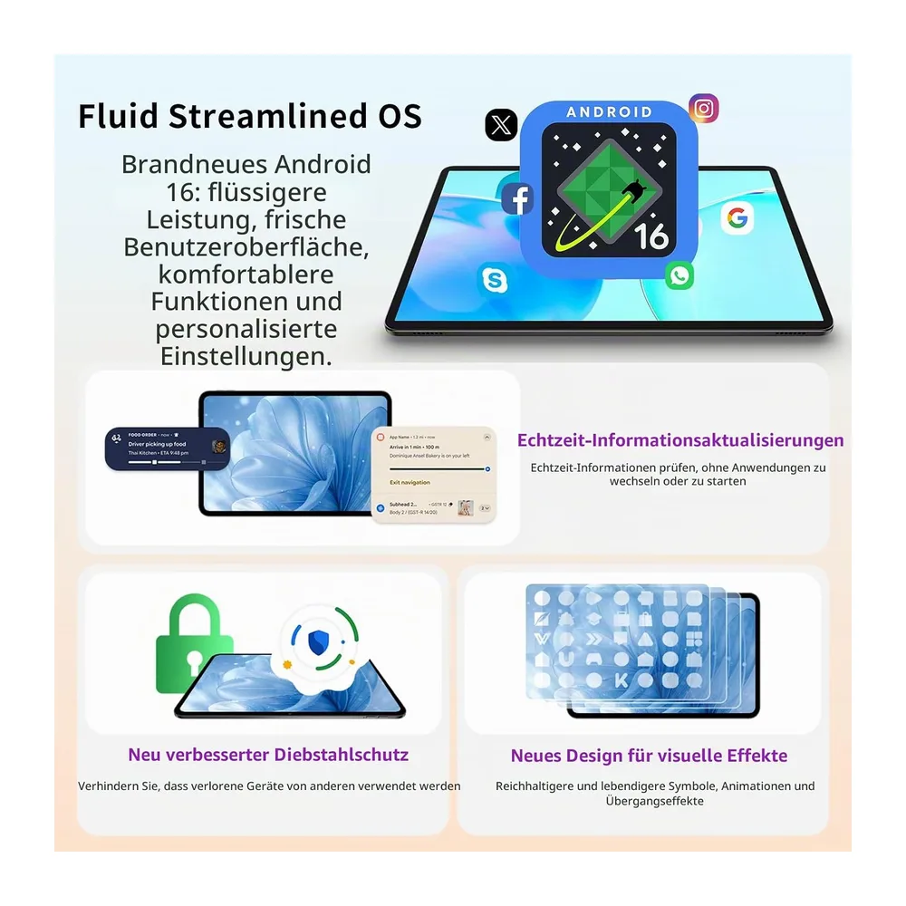 TECLAST P50T Android 16 Tablet 11 Zoll Gemini AI — 4