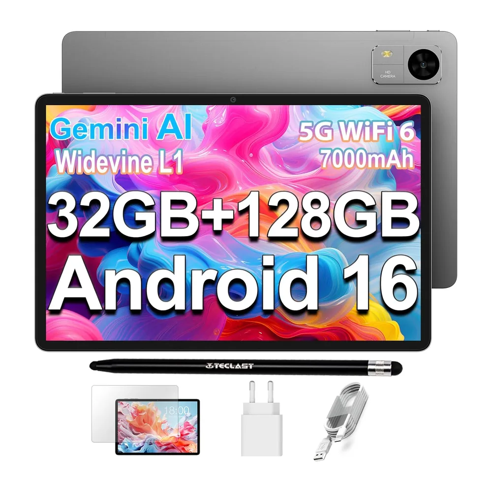 TECLAST M50T Tablet 10.1 Zoll Android 16 mit Gemini AI