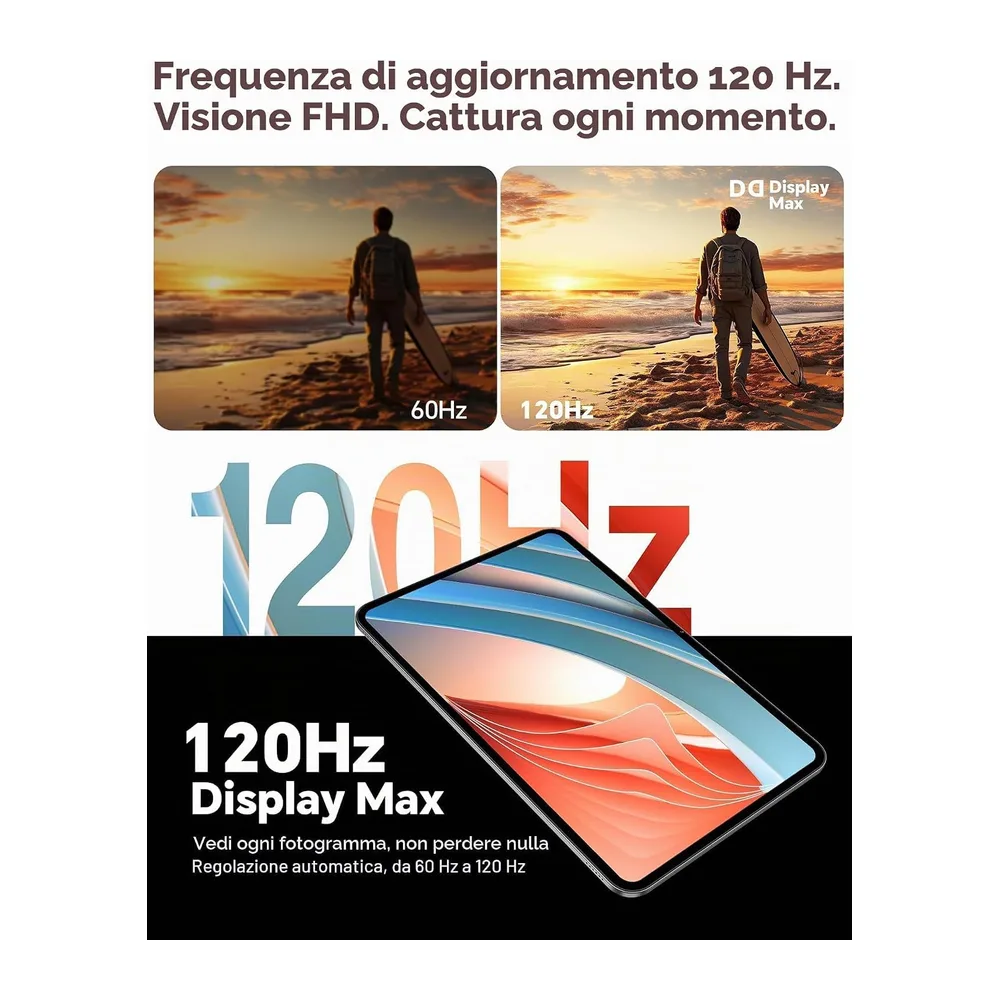 TECLAST Tablet 13.4 Zoll 120Hz Display Android 16 Gaming Tablets T65 — 3