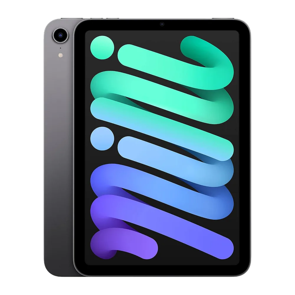 Apple iPad mini (6. Generation, 8.3-Zoll, 2021), 64GB, Wi-Fi, Space Grau (Generalüberholt)