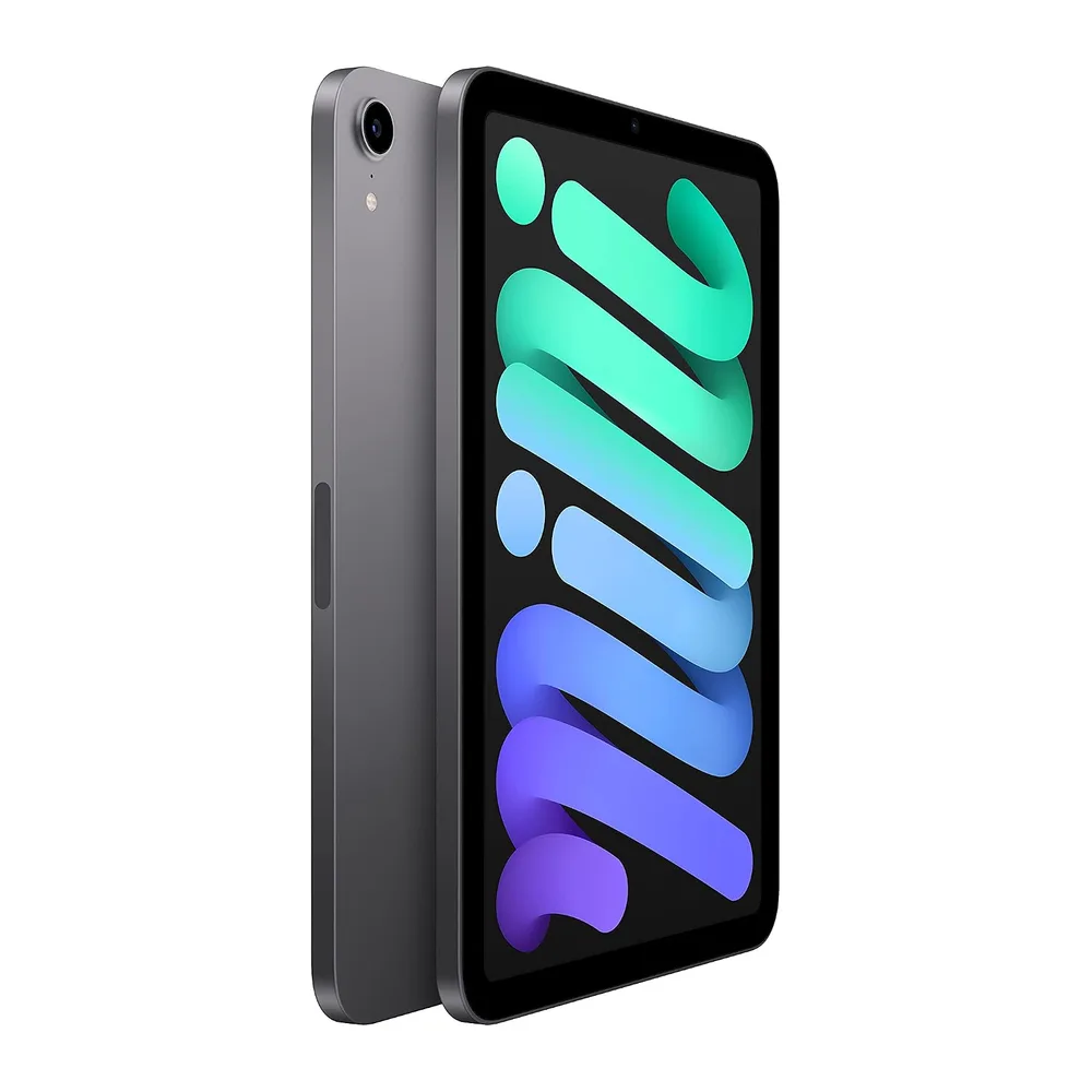 Apple iPad mini (6. Generation, 8.3-Zoll, 2021), 64GB, Wi-Fi, Space Grau (Generalüberholt) — 2