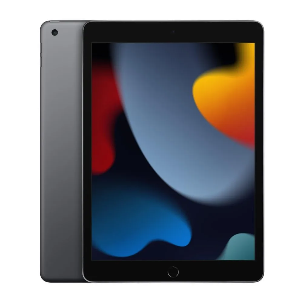 Apple iPad (9. Generation, 10.2-Zoll, 2021), 64GB, Wi-Fi, Space Grau (Generalüberholt)