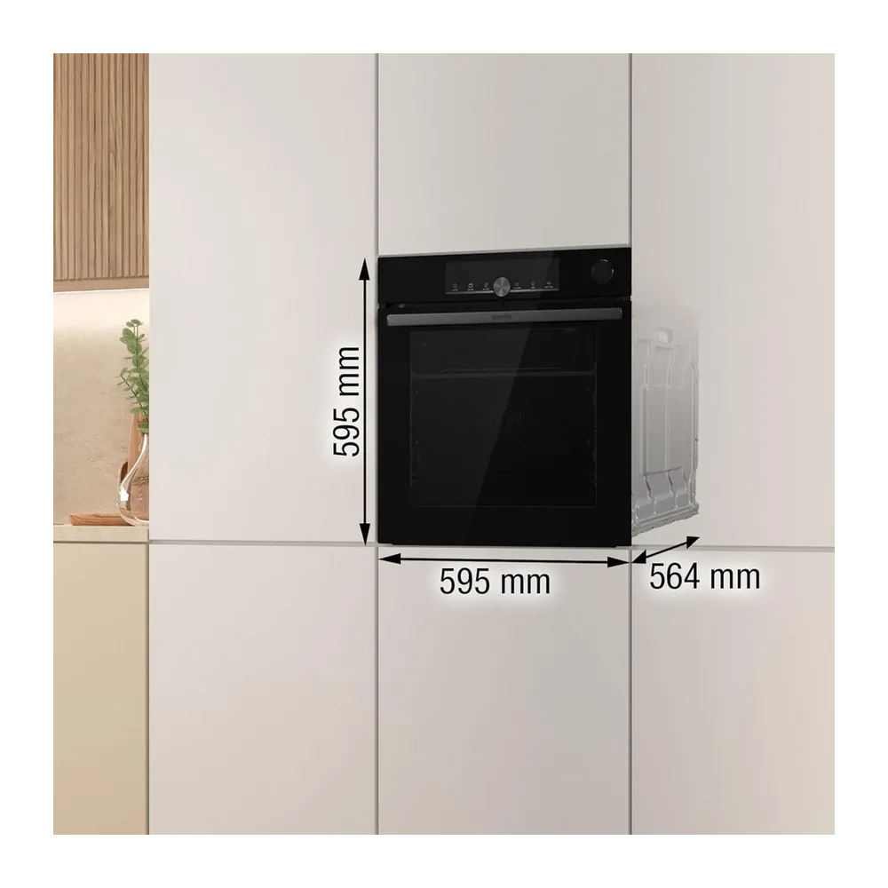 Gorenje OptiBake Advanced BPSA 6747 A08BG Einbau-Backofen / 77L / Heißluft / Pyrolyse / AutoBake / Touch — 2