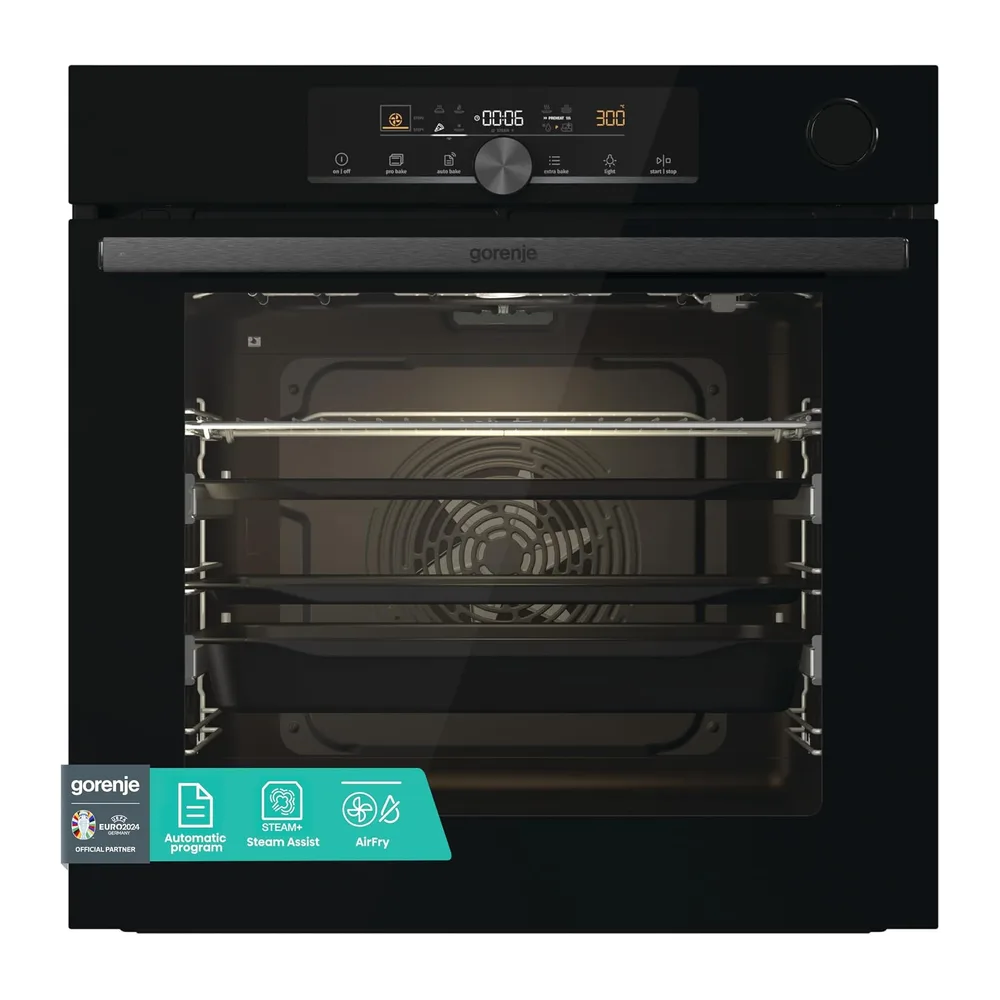 Gorenje 738009 OptiBake Advanced BSA 6747 A04BG Einbau-Backofen / 77L / Hydro/ Heißluft/ AutoBake/ Touch