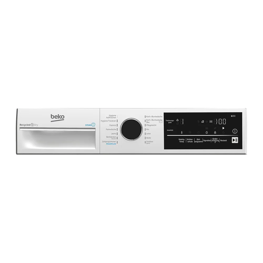 Beko B3T42240S b300 Wärmepumpentrockner, 8 kg, allergikergeeignet, Hygiene Trocknen & Hygiene Auffrischen, — 6