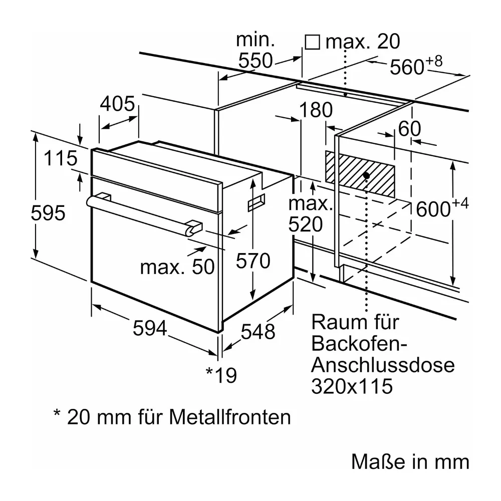 Siemens iQ100 Einbauherd Set mit Elektrokochfeld 60 x 60 cm EQ110KA1Z [Energieklasse A] — 6