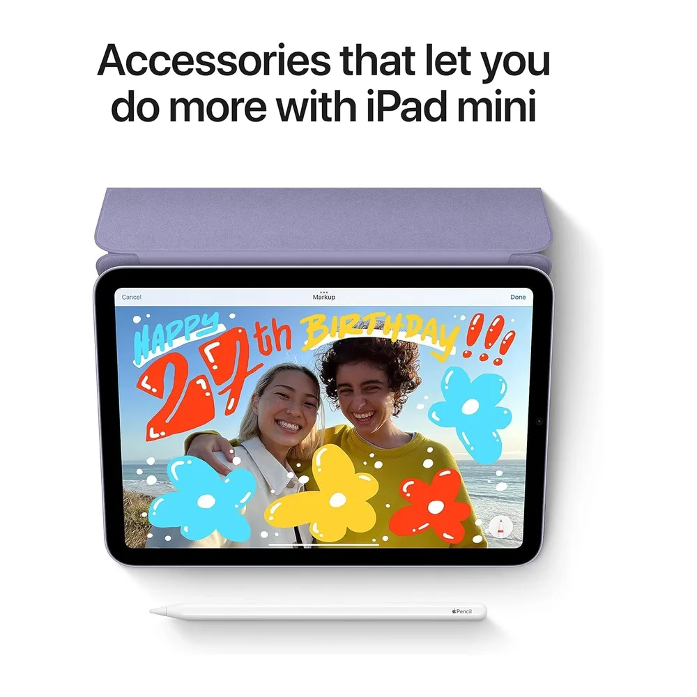 2021 Apple iPad mini (8.3-Zoll, Wi-Fi + Zellular, 256GB) Space Grau (Generalüberholt) — 5