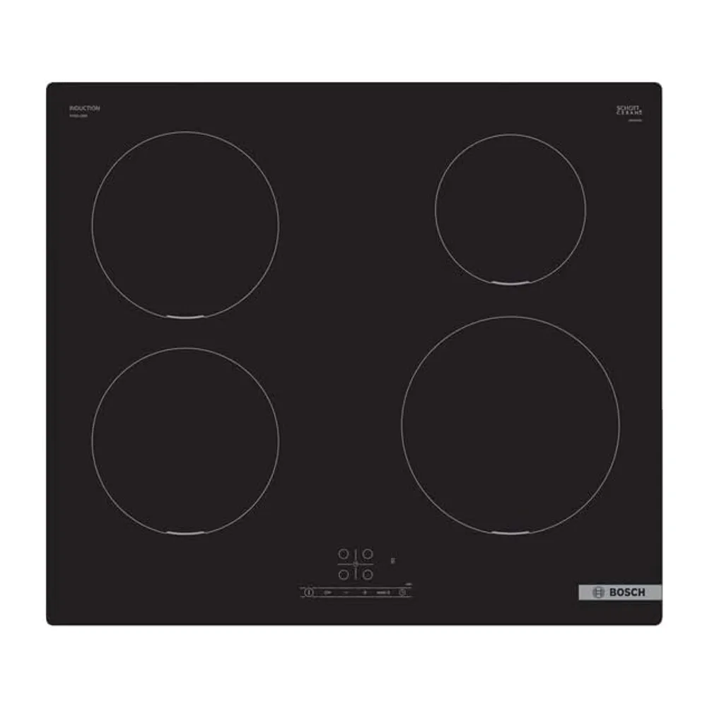 Bosch -Induktionstabelle - 4 Häuser - L: 592 mm x D: 522 mm - pue611bb5e