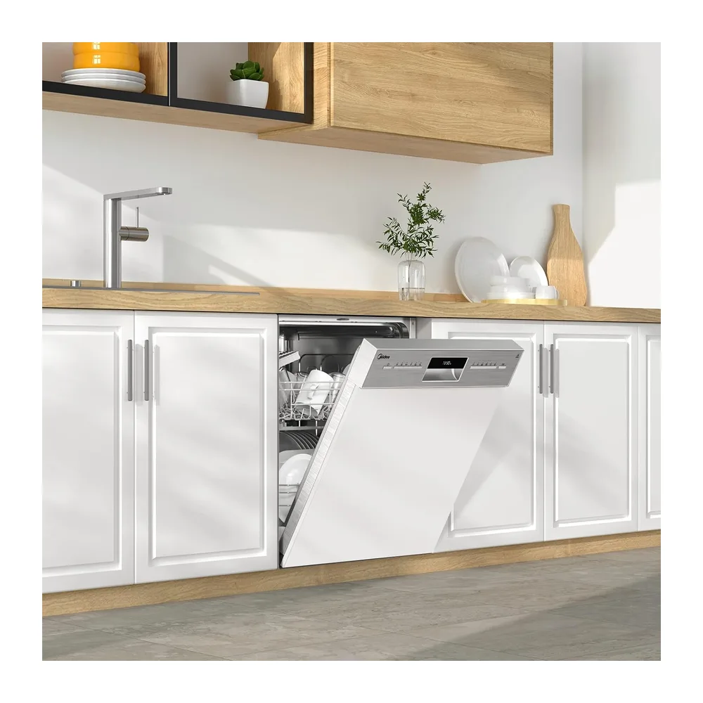 Midea Geschirrspüler Teilintegriert 60 cm Einbau Spülmaschine 13 Gedecke [Energieklasse E] — 2