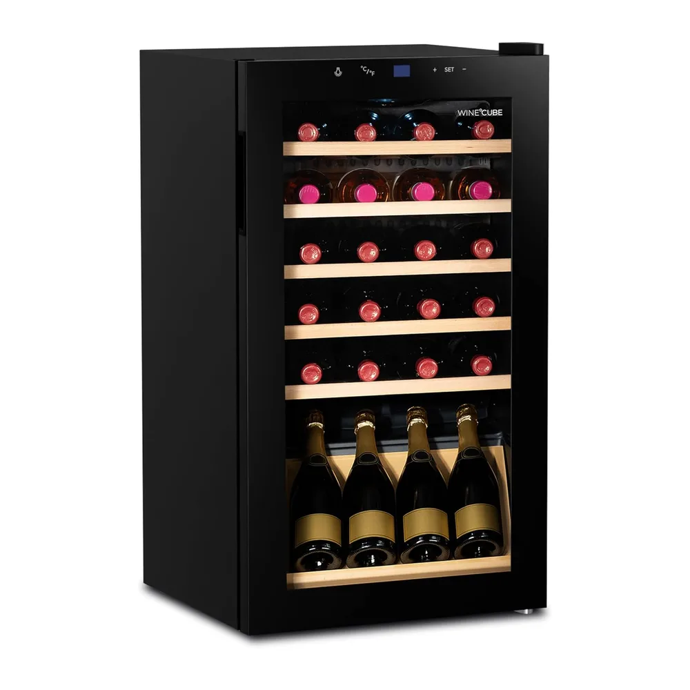 Kalamera Weinkühlschrank 2 Zonen, 45 Flaschen, 120Liter, großes LCD-Display, Temperaturzonen 5-10°C/10-18°C, — 2