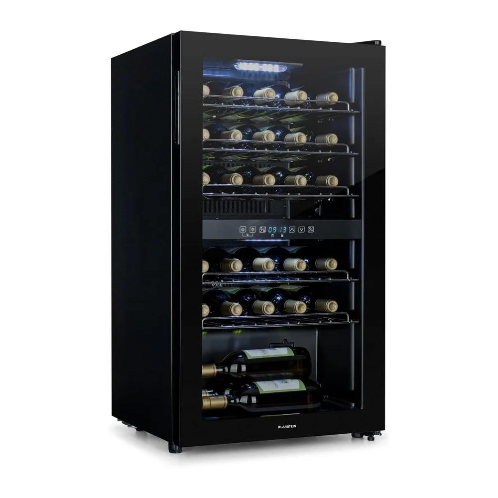 Kalamera Weinkühlschrank 2 Zonen, 45 Flaschen, 120Liter, großes LCD-Display, Temperaturzonen 5-10°C/10-18°C, — 3