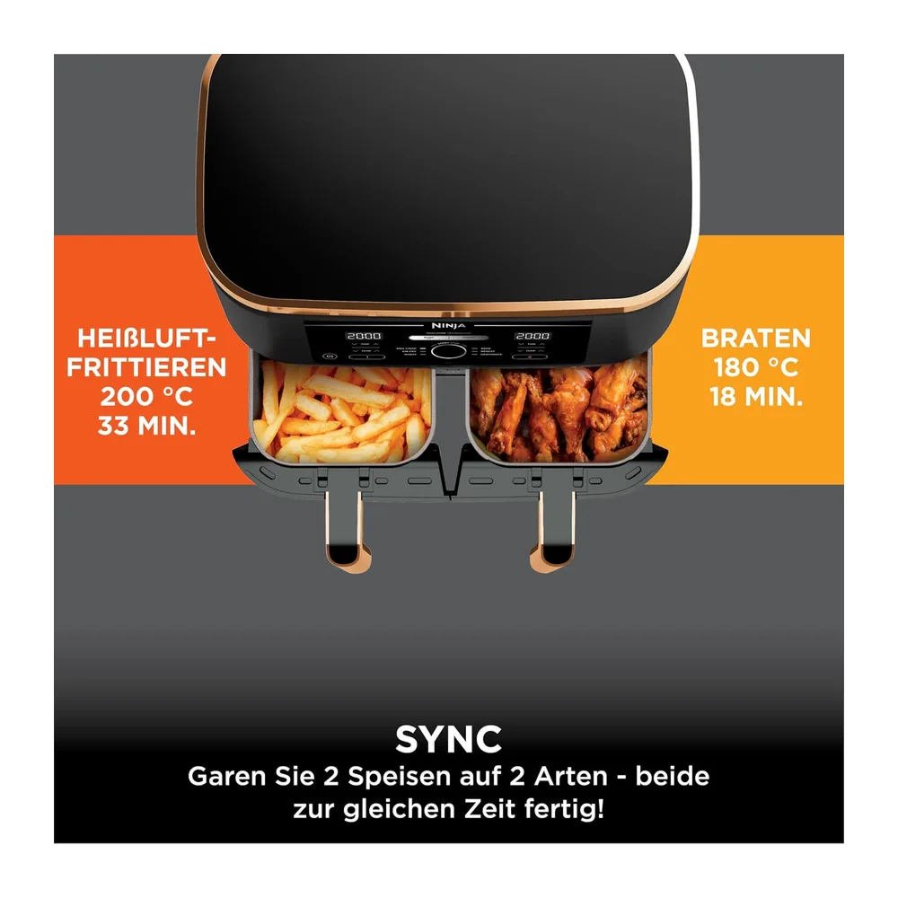 Ninja Foodi MAX Dual Zone Heißluftfritteuse — 5