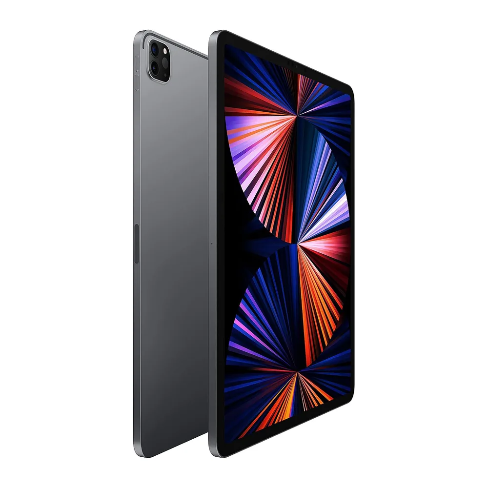 Apple 2021 iPad Pro (12,9", Wi-Fi + Cellular, 128 GB) - Space Grau (5. Generation) (Generalüberholt) — 2