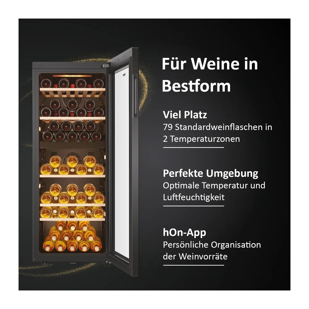 Haier Weinkühlschrank Serie 5 HWS79GDG 79 Flaschen [Energieklasse G] — 3