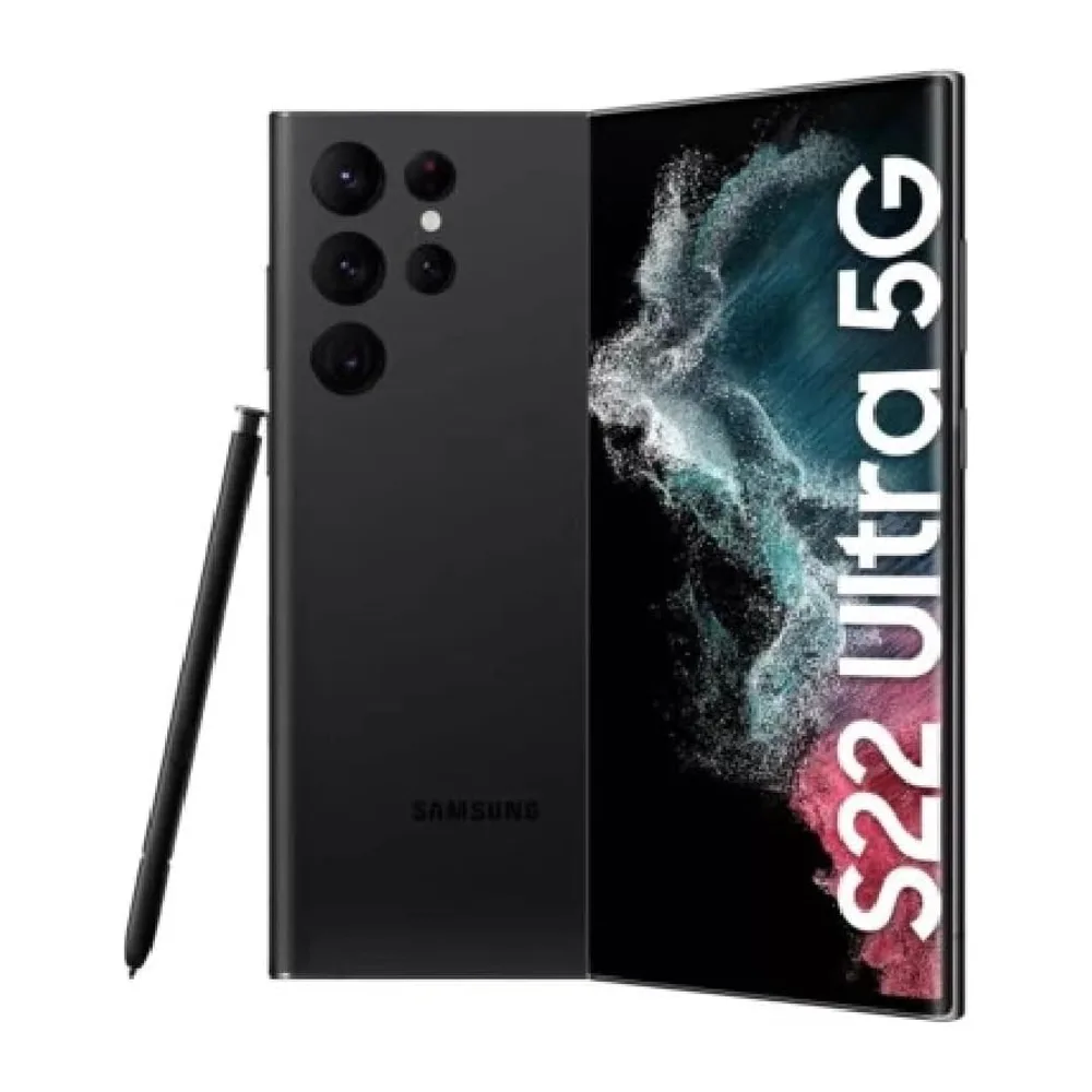 Samsung Galaxy S22 Ultra 5G 128GB, Schwarz, Dual-SIM, (Generalüberholt) — 2