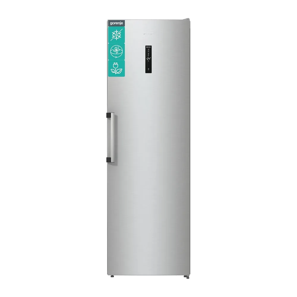 Gorenje FN619DAXL6 Standgefrierschrank, Freistehend, Wechselbar, Edelstahl [Energieklasse D]