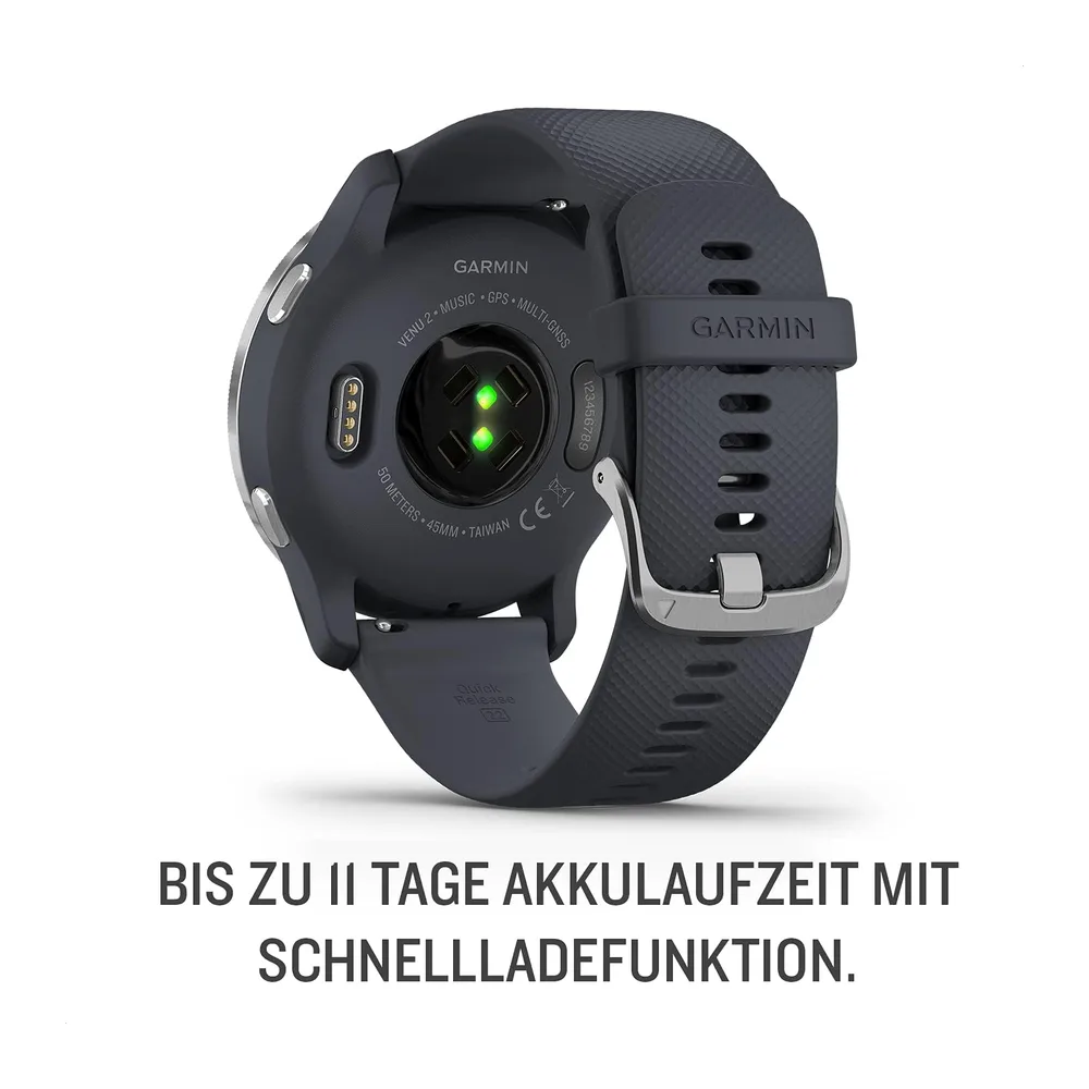 Garmin [renewed] Venu 2 – GPS-Fitness-Smartwatch mit ultrascharfem 1,3“ AMOLED-Touchdisplay, Fitness & — 4