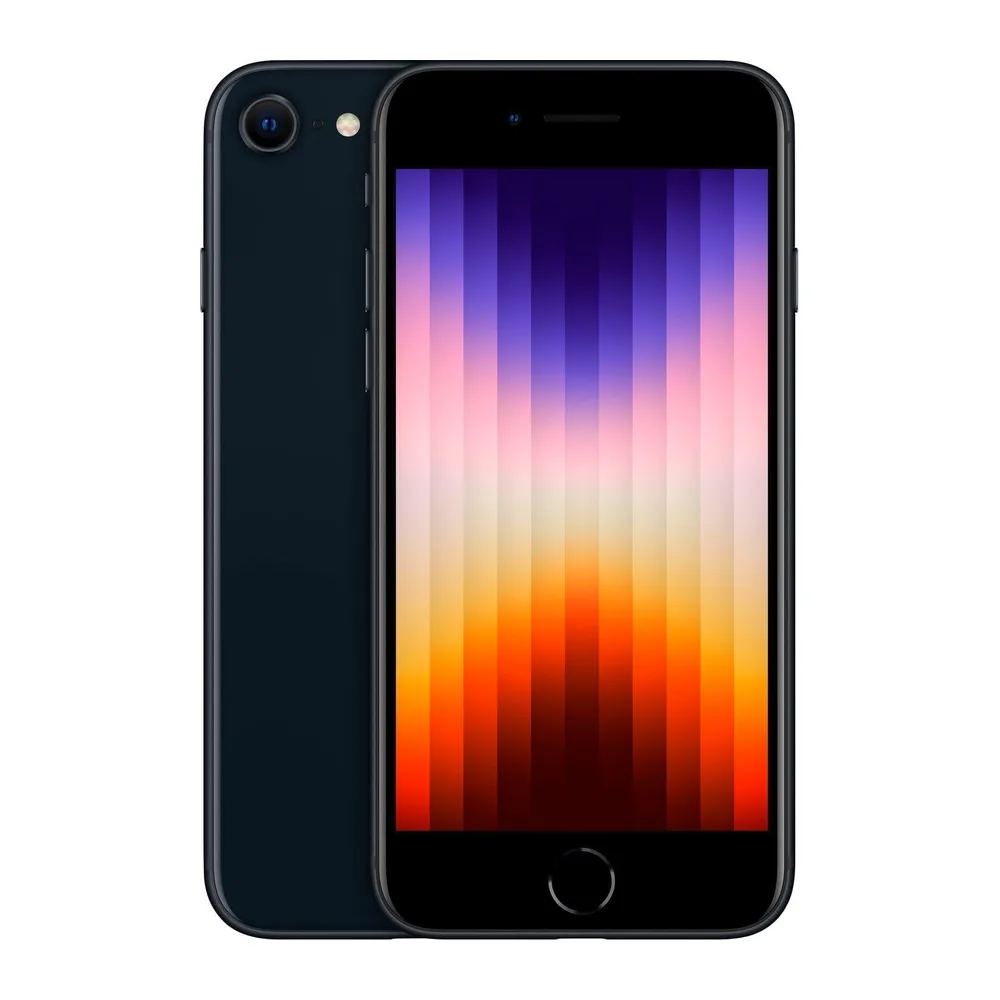 Apple iPhone SE 3, Generation, 64GB, Mitternacht (Generalüberholt)