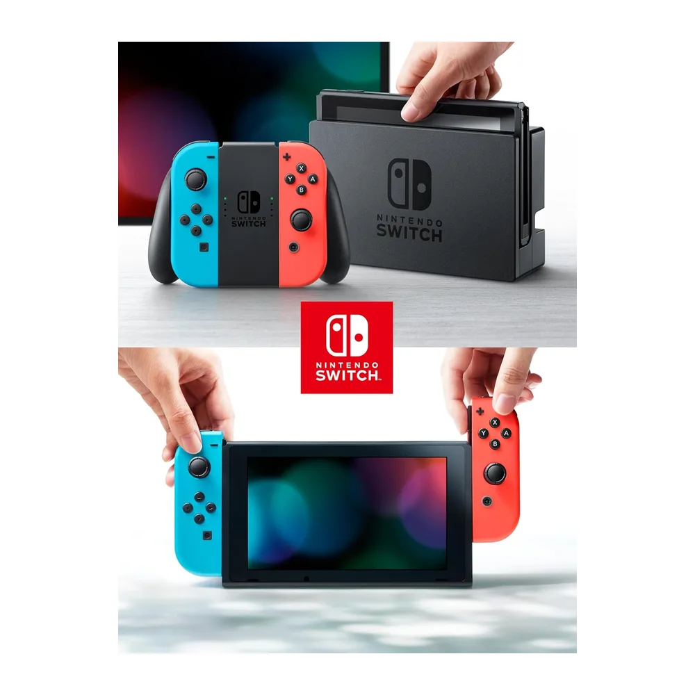 Nintendo Switch-Konsole Neon-Rot/Neon-Blau — 5