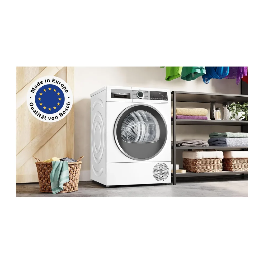 Bosch WQG235D00, Stiftung Warentest GUT (2,2)*, Serie 6, Wärmepumpentrockner 8 kg, Schneller getrocknete — 3