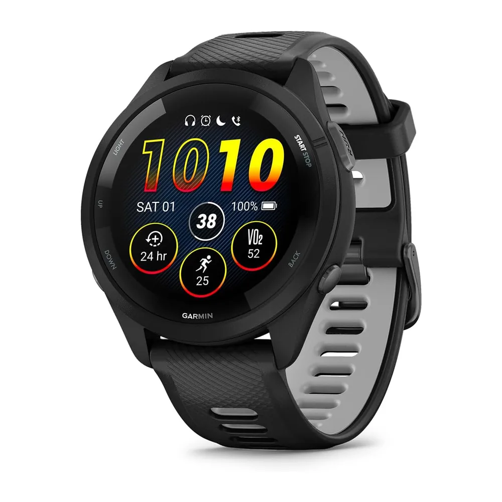 Garmin Forerunner 265, 46 mm, GPS-Laufuhr, Schwarz