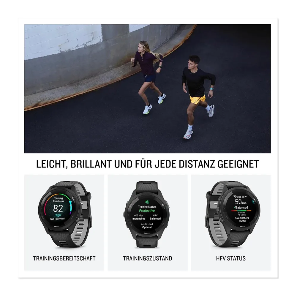 Garmin Forerunner 265, 46 mm, GPS-Laufuhr, Schwarz — 5