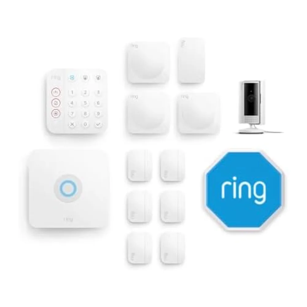 Ring Alarm - XL + Innenkamera (Indoor Camera, 2. Gen.) + Sirene im Paket | Alarmanlage für Haus & Wohnung mit — 2