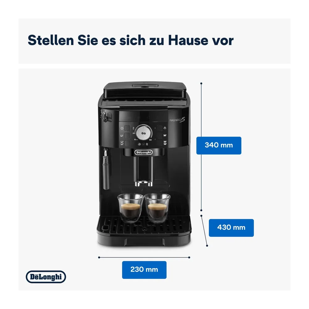 De'Longhi Magnifica S - Kaffeevollautomat 2 Getränke Schwarz — 6