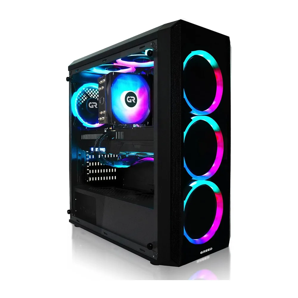 Greed® MK2 - Gaming PC - AMD Ryzen 7 5700X & AMD Radeon RX 9060XT (8GB)