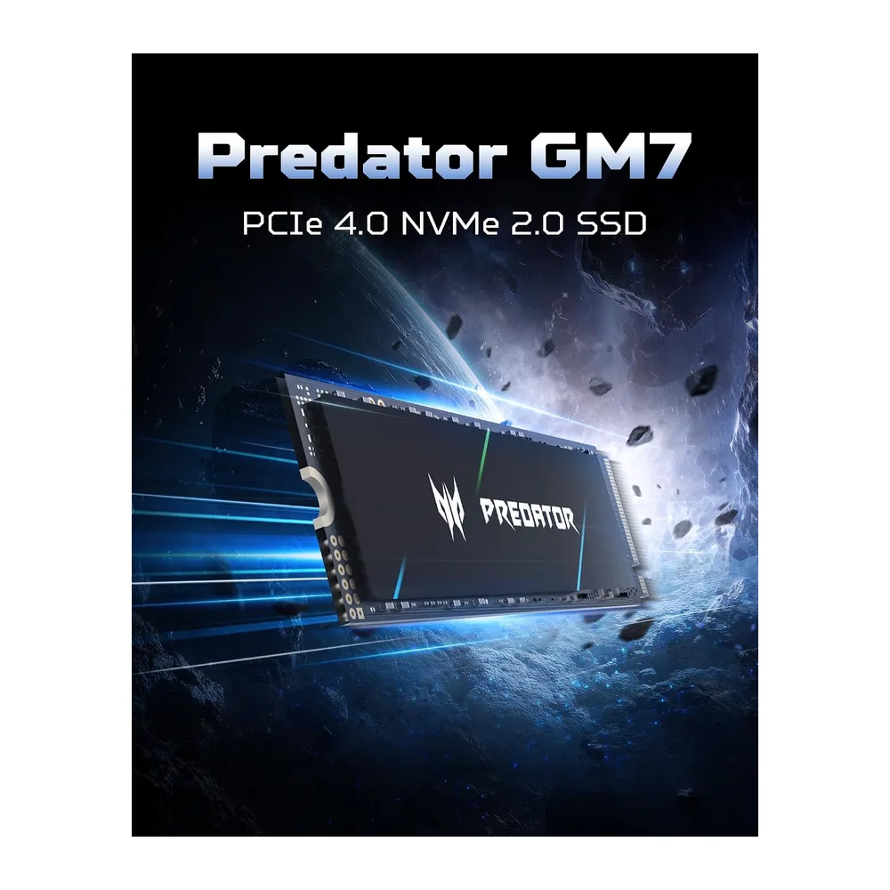 Acer Predator GM7 1TB M.2 NVMe SSD PCIe 4.0 — 2