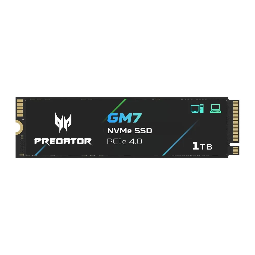 Acer Predator GM7 1TB M.2 NVMe SSD PCIe 4.0 — 4