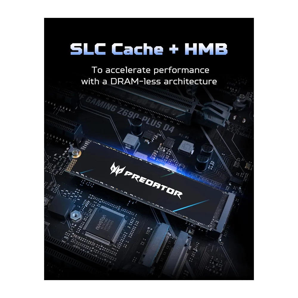 Acer Predator GM7 1TB M.2 NVMe SSD PCIe 4.0 — 5