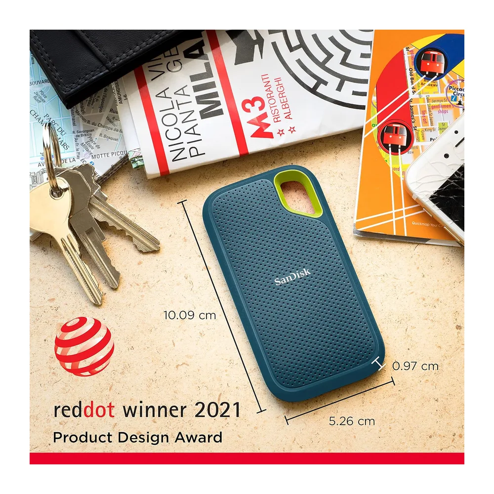 SanDisk Extreme Portable SSD 2 TB - bis zu 1.050 MB/s Lesen - Monterey — 3