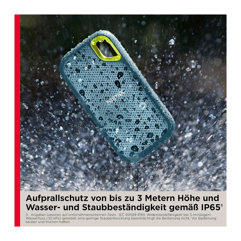 SanDisk Extreme Portable SSD 2 TB - bis zu 1.050 MB/s Lesen - Monterey — 6