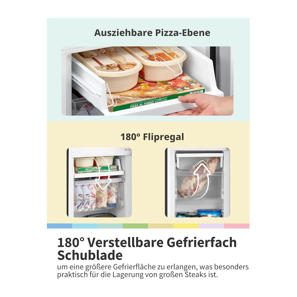 Comfee 174L Kühl-Gefrierkombination,150cm H,39dB — 4
