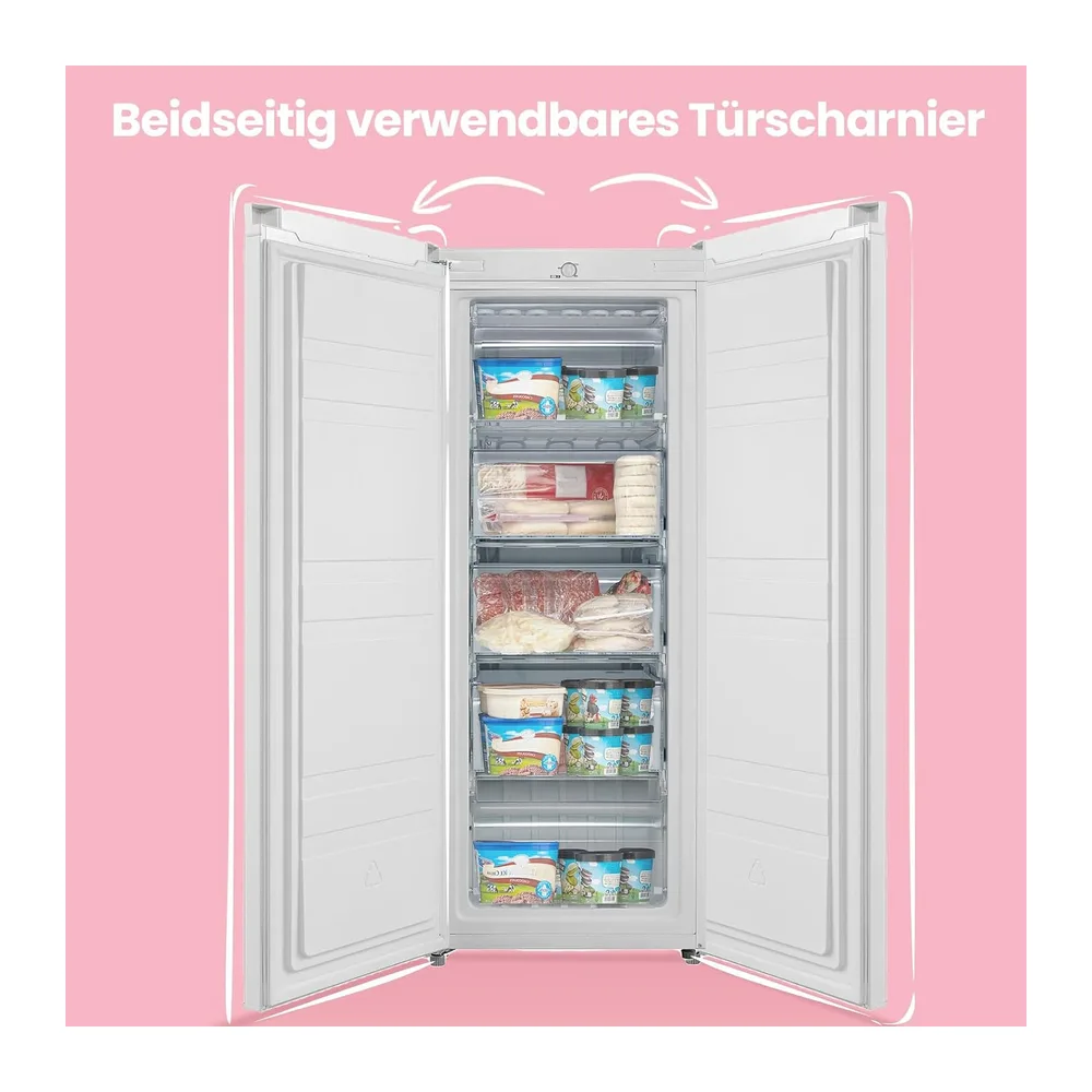 Comfee Gefrierschrank 160L, Tiefkühlschrank [Energieklasse E] — 3