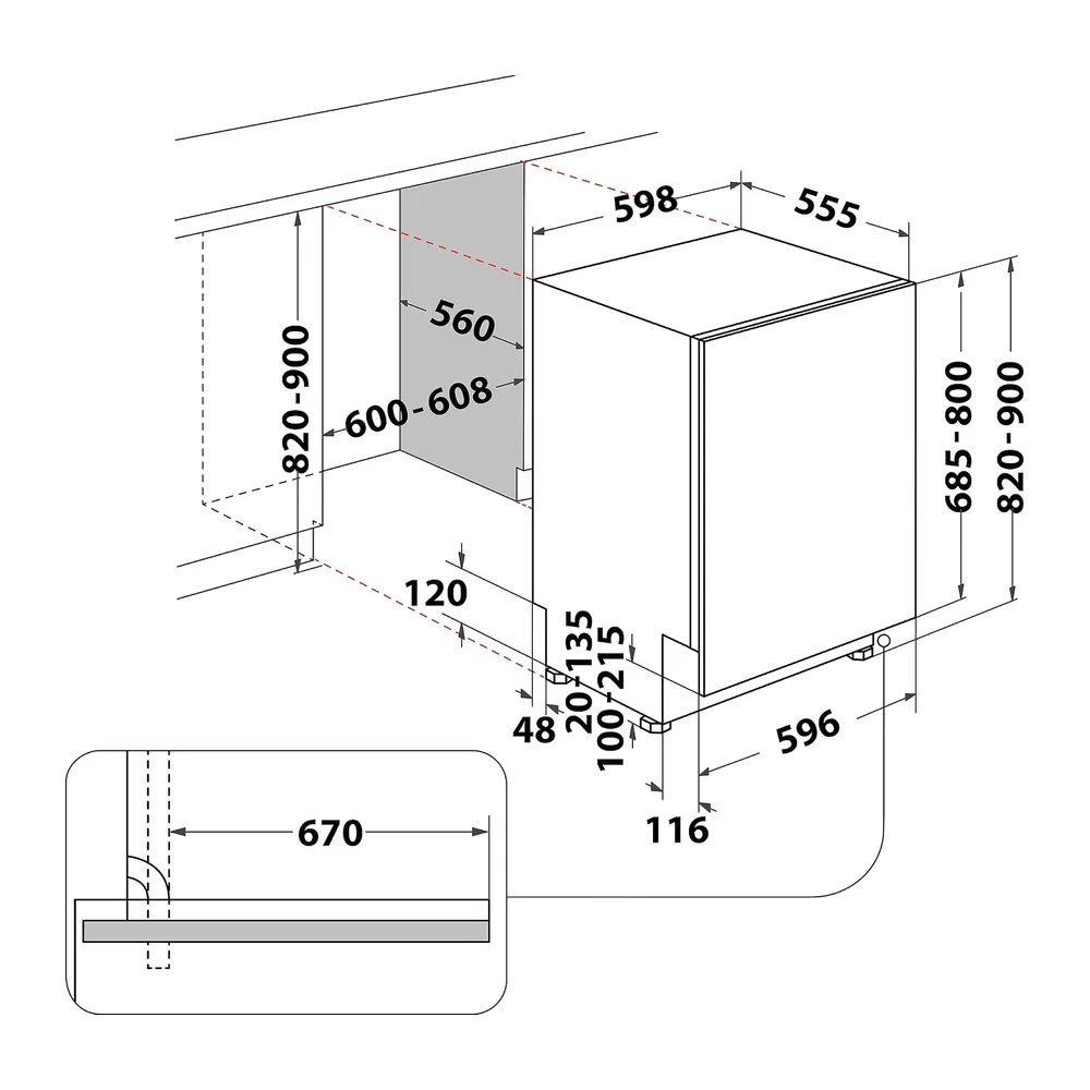 Bauknecht B2I HD524 AS Vollintegrierbarer Geschirrspüler — 4