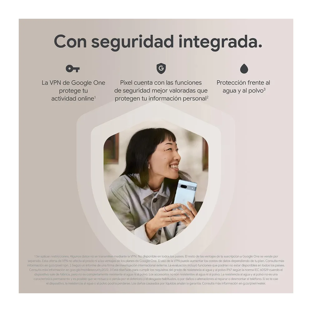 Google Pixel 7a, 128GB, Sea (Generalüberholt) — 5