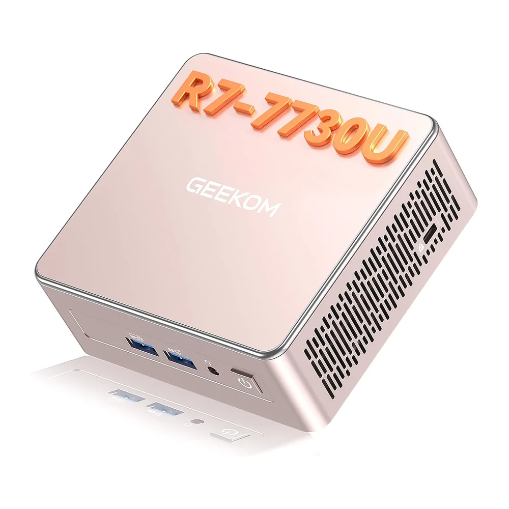 GEEKOM Business Mini PC A5 2027 Edition, AMD R7 7730U, 16GB DDR4 &512GB SSD