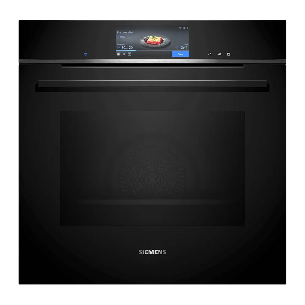 Siemens iQ700 Smarter Einbau-Dampfbackofen 60 x 60 cm Edelstahl HS758G3B1 [Energieklasse A+]