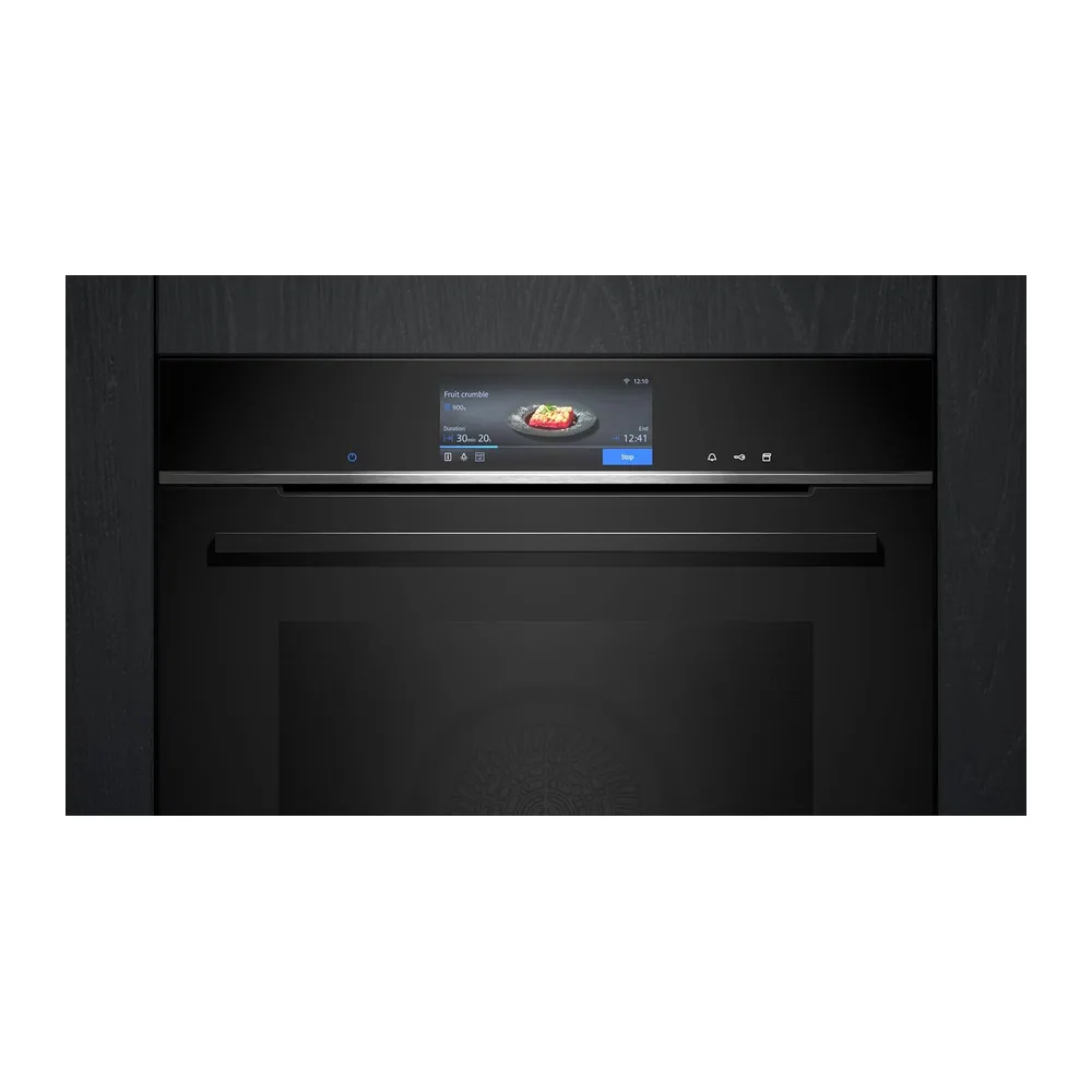 Siemens iQ700 Smarter Einbau-Dampfbackofen 60 x 60 cm Edelstahl HS758G3B1 [Energieklasse A+] — 3