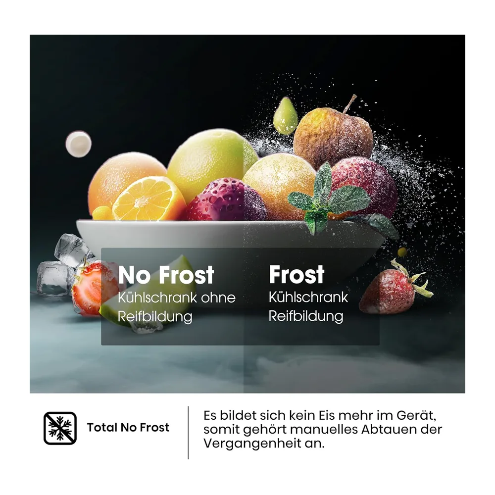 Hisense RB440N4AFA Kühl-Gefrier-Kombination/Höhe 201 cm/Kühlen 178 L/Gefrieren 98 L/LED Beleuchtung — 5