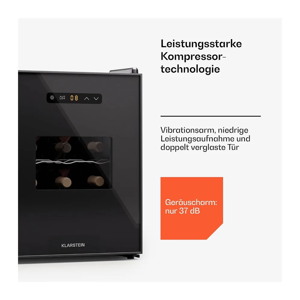 Klarstein Freistehender Weinkühlschrank 1 Zone — 6
