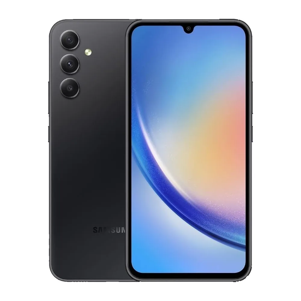 Samsung A346B Galaxy A34 5G, unlocked, 128GB/6GB RAM Dual-SIM Awesome-Graphite (Generalüberholt)