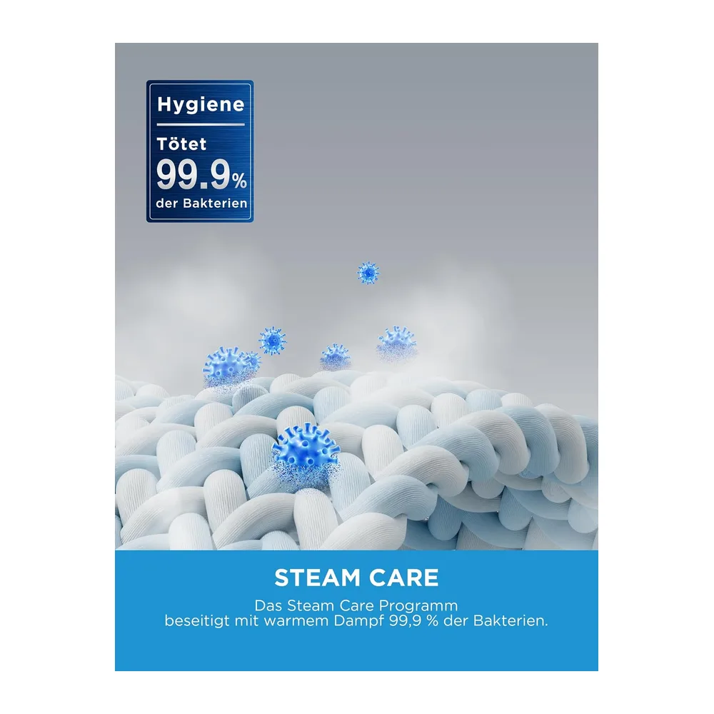 Midea MF10EW70B Waschmaschine / 7kg / 1400 U/Min/EEK A/Inverter Quattro Motor/Dampffunktion/Grosse — 2