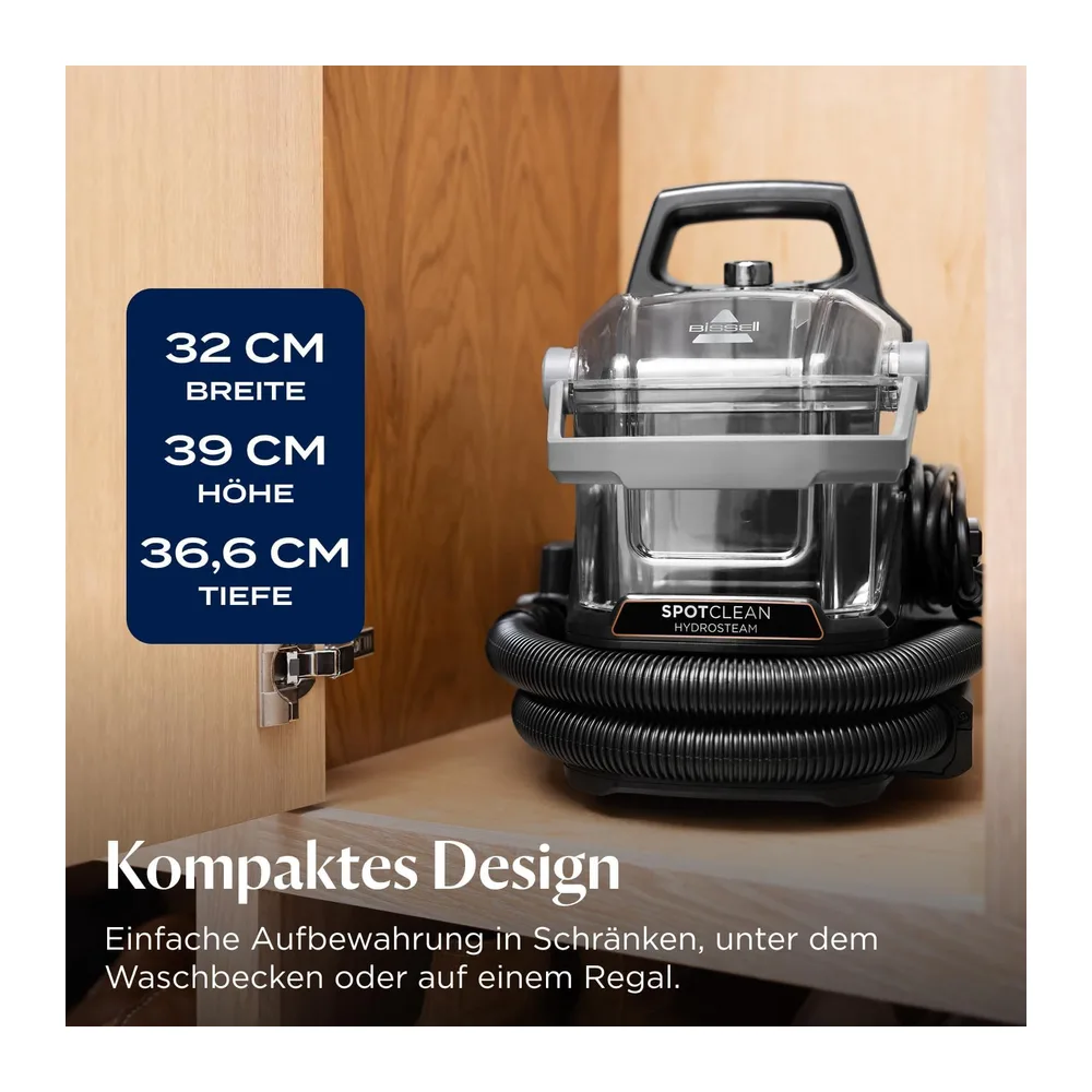BISSELL SpotClean HydroSteam Teppichreiniger & Dampfreiniger 1000W 3689N — 6